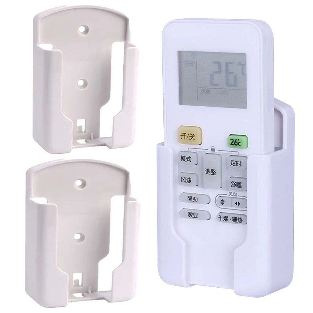 Shelf Bracket Pair - 1 個の壁棚リモコンブラケットエアコンテレビ電話充電壁掛けホルダー穴のない設置ユニバーサル