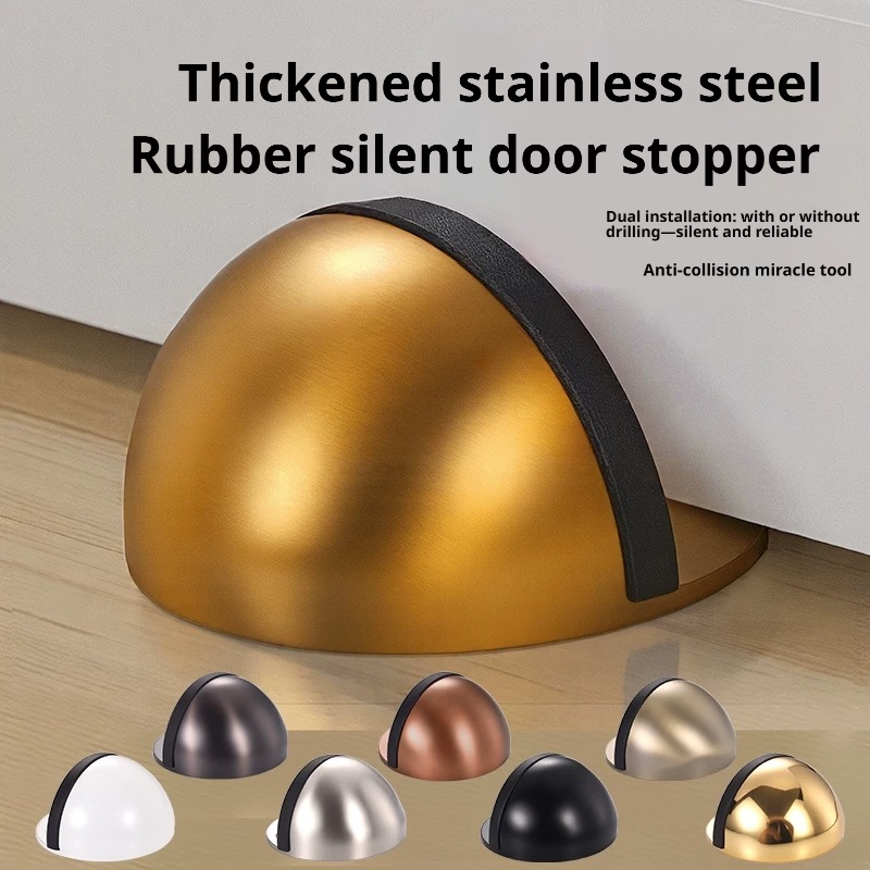 Magnetic Catch Door - 埋め込み式ステンレス製磁気ドアストッパー、住宅改修用ドア取り付け用隠しドアホルダーハードウェア