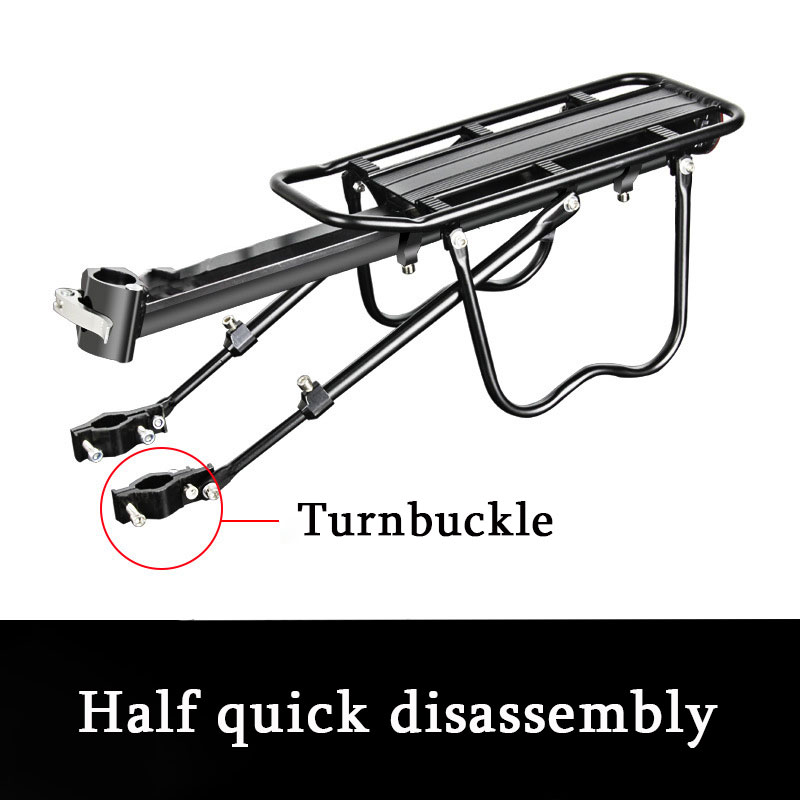 Shelf Bracket Pair - 自転車リアシェルフブラケットクイックリリース調整可能な自転車後部座席荷物キャリアラックサイクリングカーゴラック自転車アクセサリー