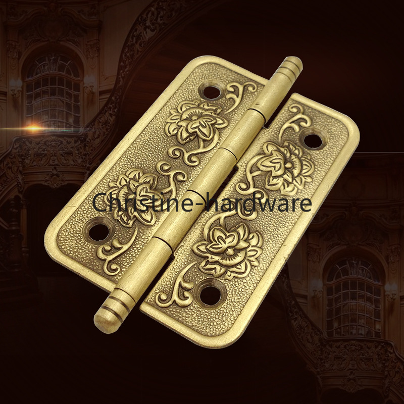 Furniture Hardware Types - 2個の厚い真鍮製高耐久ヒンジ、家具用バタフライH型折りたたみヒンジ、ワードローブ＆キャビネットハードウェア用