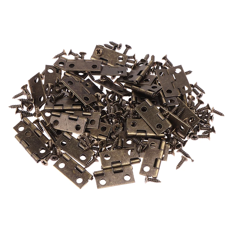 Furniture Hardware Gold - 50 個/箱 ヒンジ + 200 ネジ