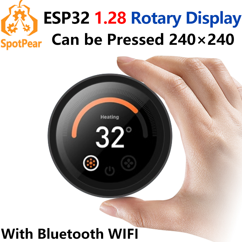 Cabinet Knob Round - ESP32 開発ボード C3 1.28 インチラウンドロータリースクリーン LCD