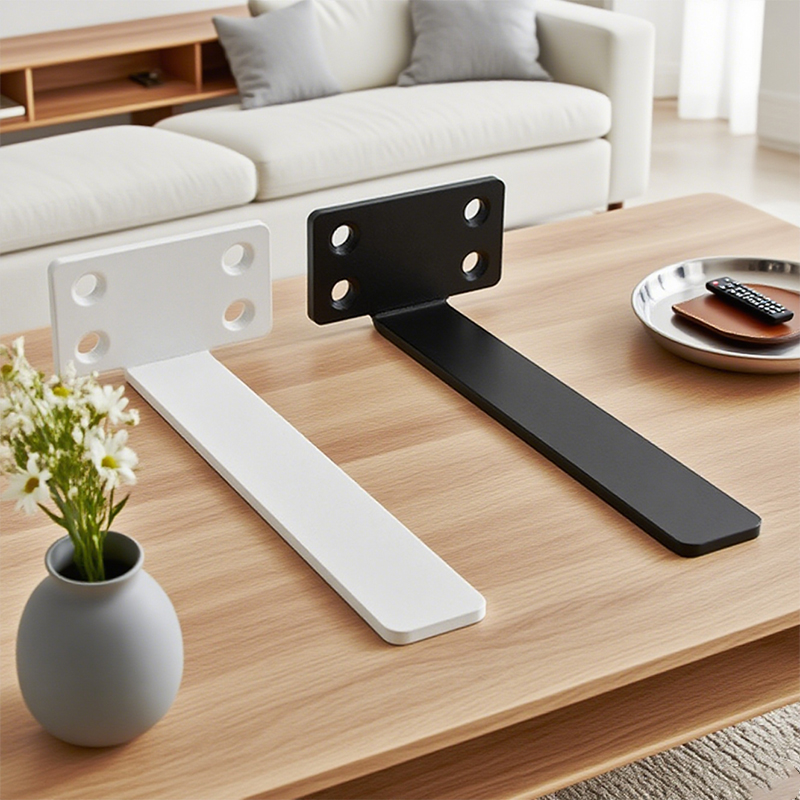 Shelf Bracket Pair - 1 セットの頑丈な鋳鉄棚ブラケットフローティング棚ブラケット 4 ミリメートル厚さの目に見えない L ブラケット棚サポート用