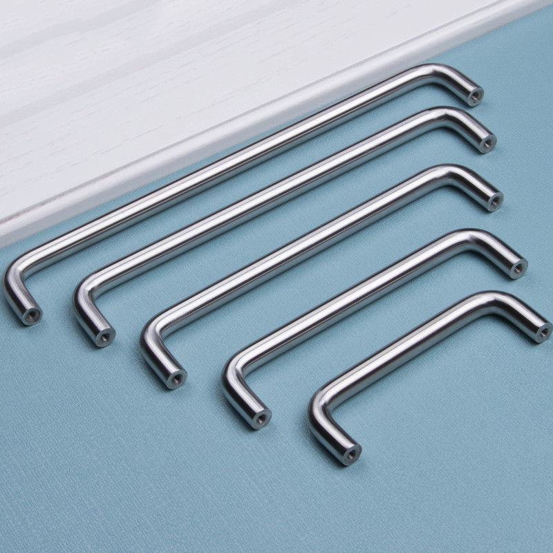 Furniture Hardware Types - Kk & fingステンレス鋼uタイプドアドレッサーノブキッチンキャビネットノブとハンドル家具ハードウェア直径 8 ミリメートル