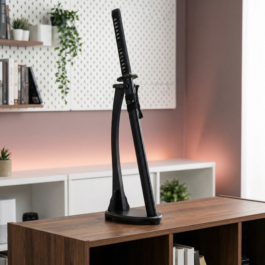 Shelf Bracket Pair - 垂直刀スタンド剣棚サポートサーベルディスプレイラック単層デスクトップホルダーシュヴァルトブラケット日本の装飾ギフト