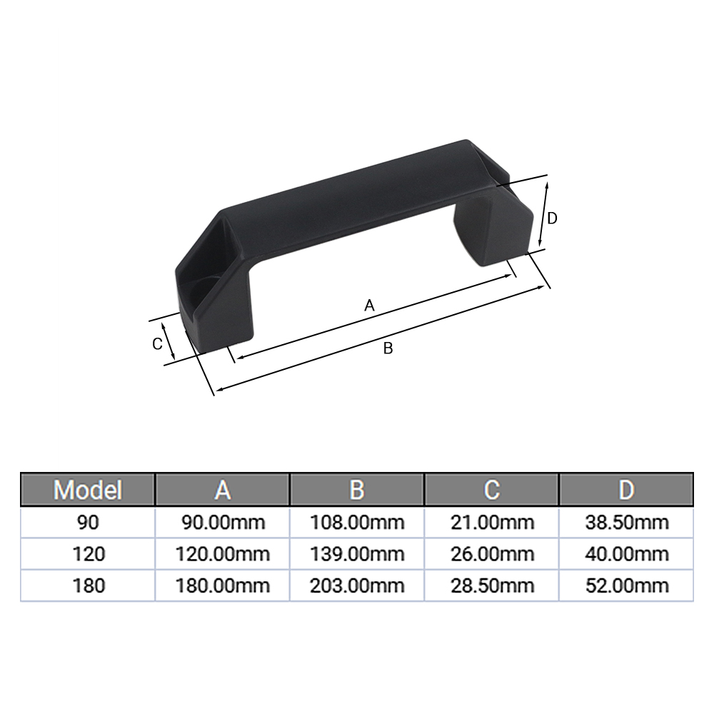 4 ピース/ロットプラスチックナイロン V スロット黒ドアハ - Furniture Rotating Hardware のレビューと価格