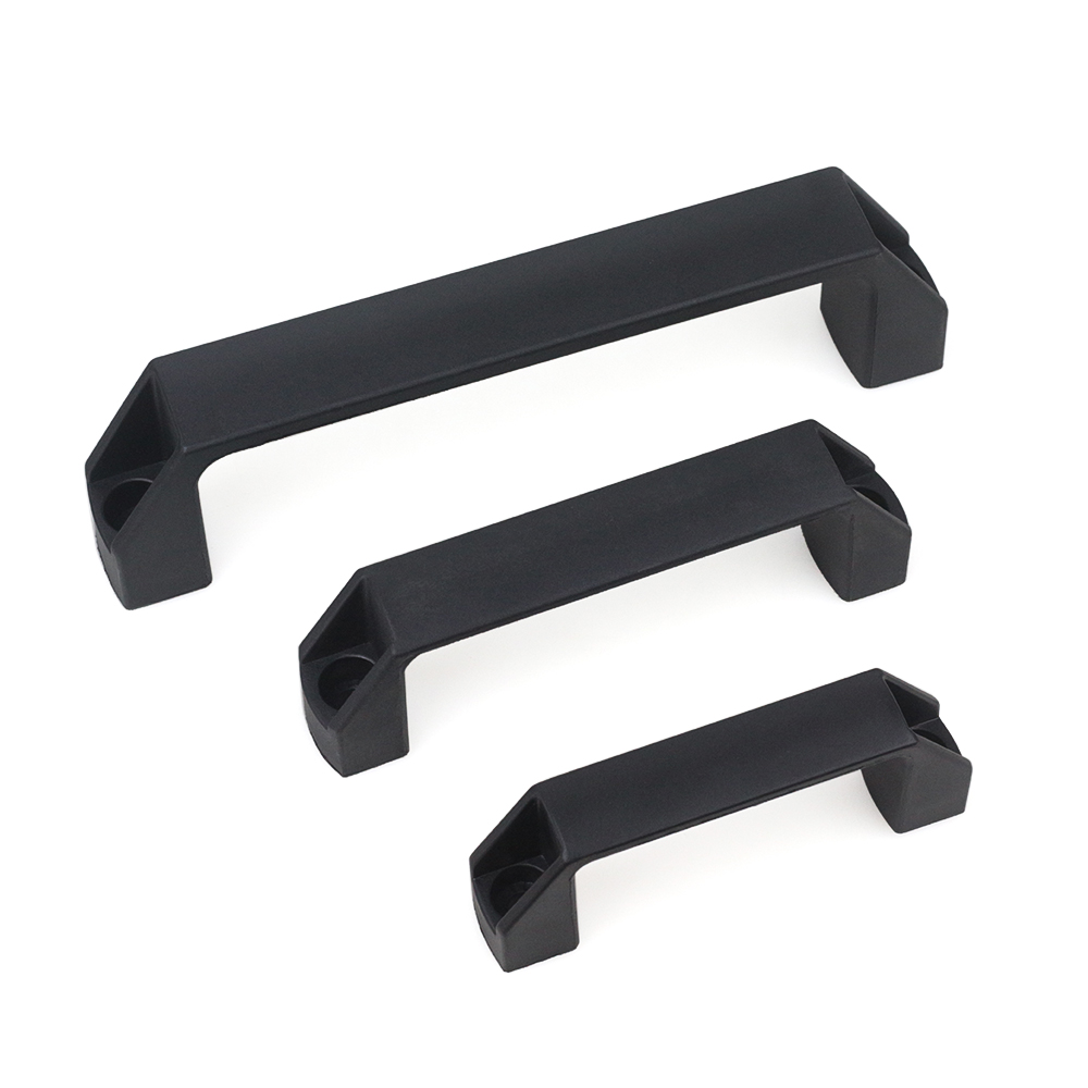 4 ピース/ロットプラスチックナイロン V スロット黒ドアハ - Furniture Rotating Hardware のレビューと価格