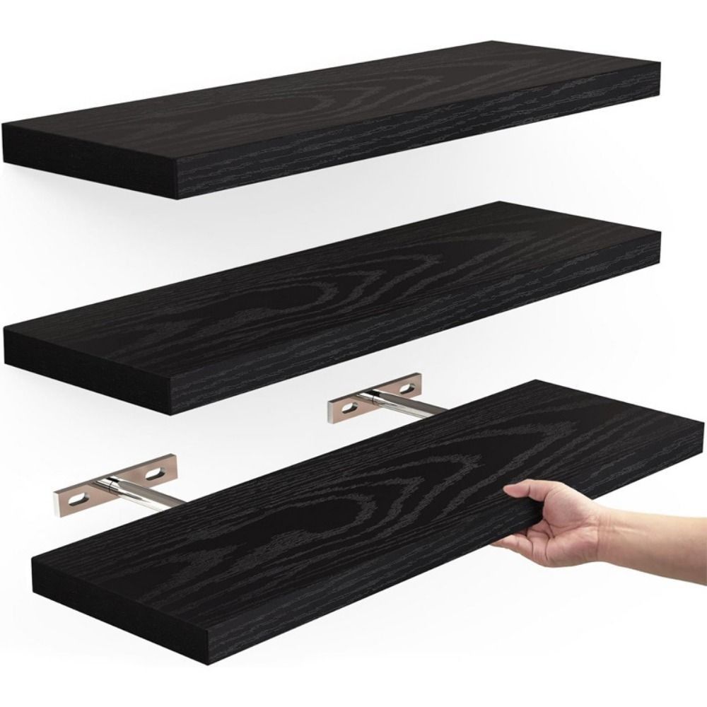 壁に取り付けられた木製の収納棚,頑丈な壁の棚,頑丈な見えない - Shelf Bracket Pair のレビューと価格