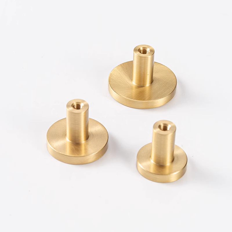 ラウンド真鍮キッチンキャビネット引き出しノブゴールド家具食器 - Cabinet Knob Round のレビューと価格