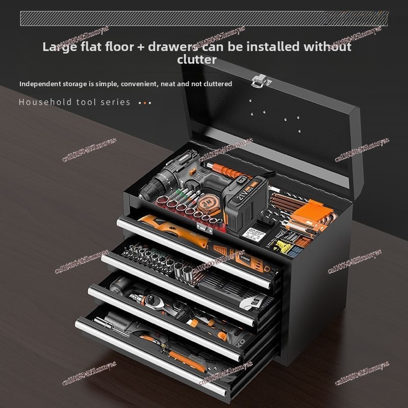 大型フラット引き出し式メタル収納ボックスツールボックス自動車 - Furniture Hardware Types のレビューと価格