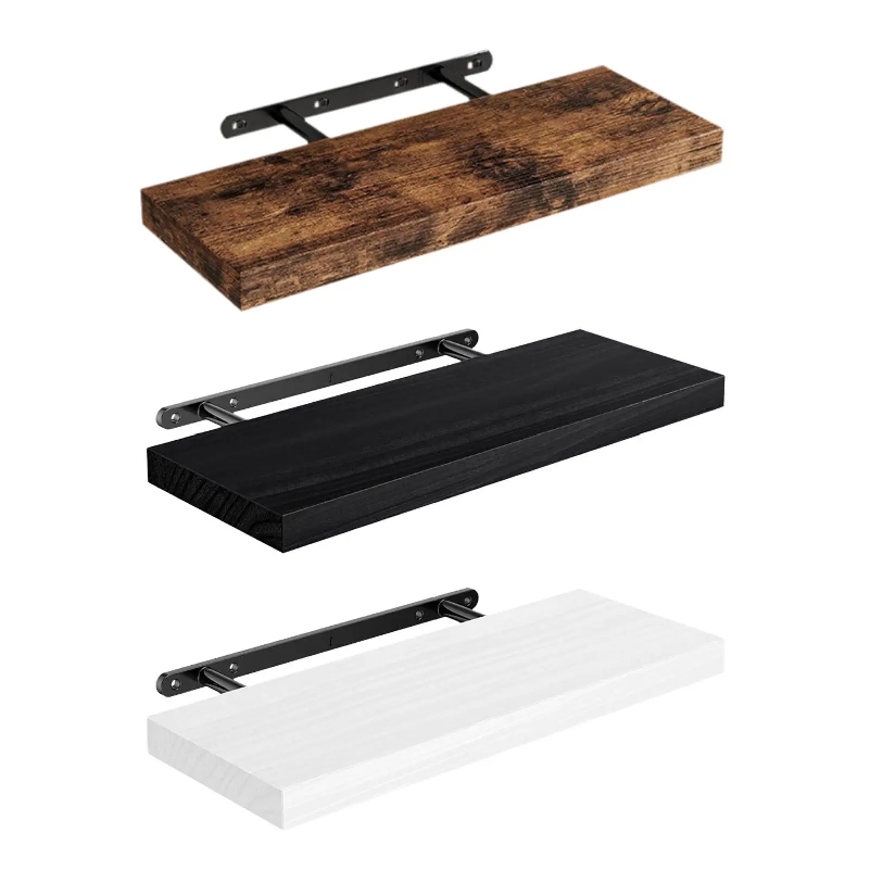 壁掛け装飾用フローティングシェルフ、頑丈で多目的、目に見えな - Shelf Bracket Pair のレビューと価格