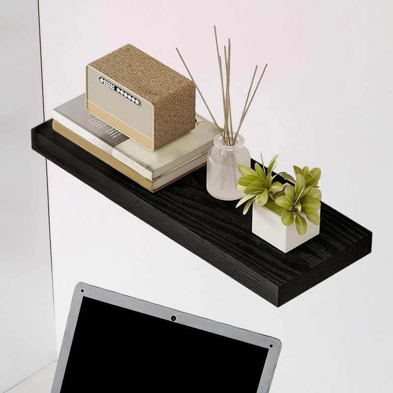 壁掛け装飾用フローティングシェルフ、頑丈で多目的、目に見えな - Shelf Bracket Pair のレビューと価格