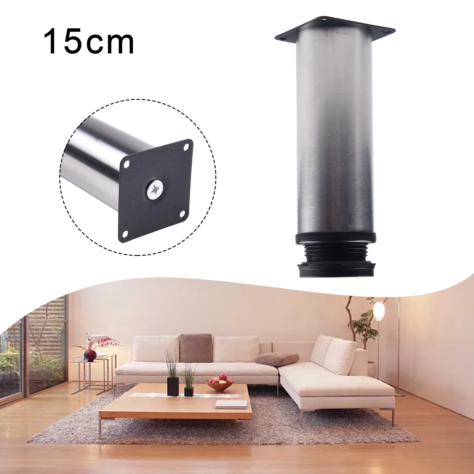 ステンレス鋼家具脚調節可能なテーブル足交換キャビネットソファ - Furniture Hardware Replacement のレビューと価格