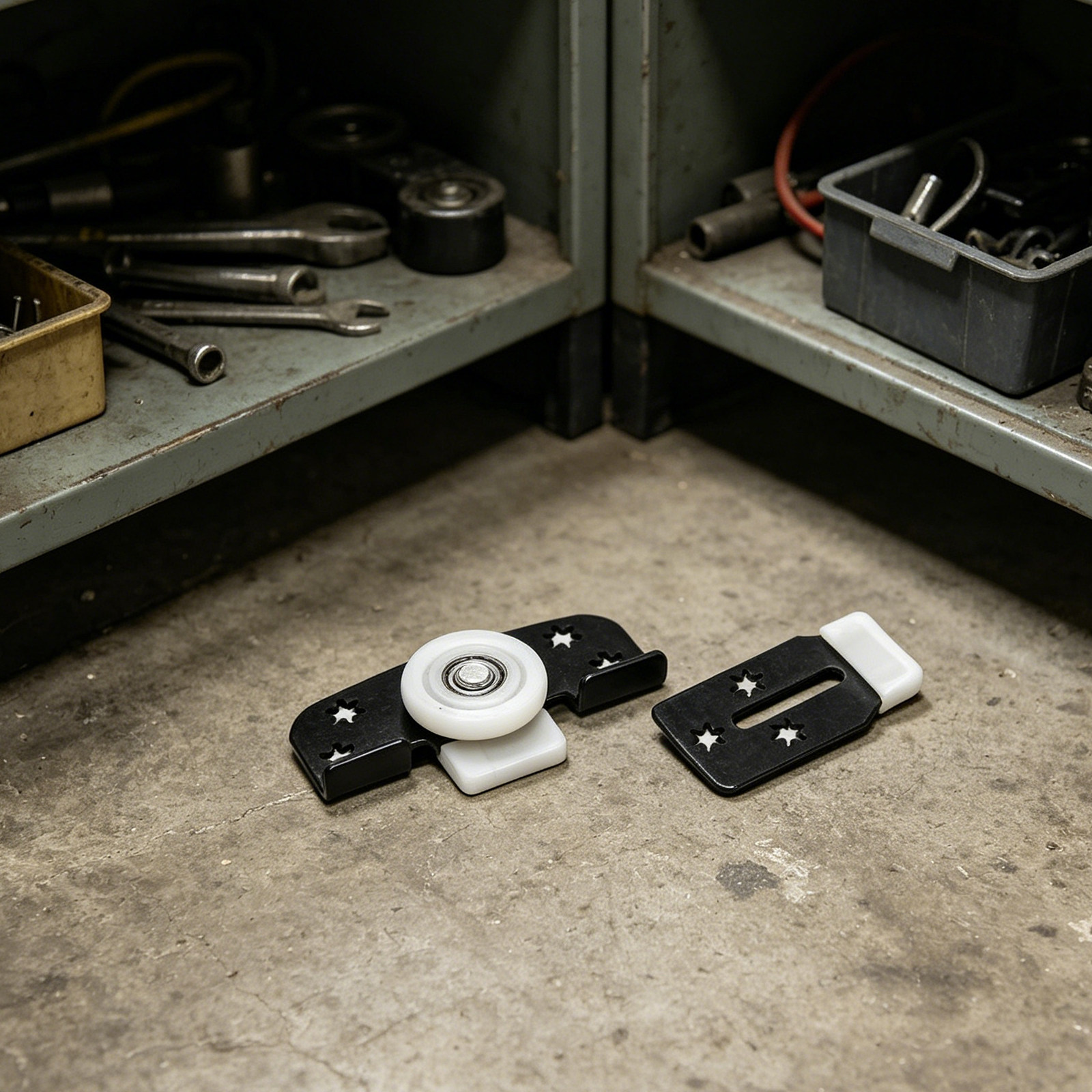 2 セット引き戸ローラー金属サイレントホイールワードローブキ - Furniture Hardware Replacement のレビューと価格