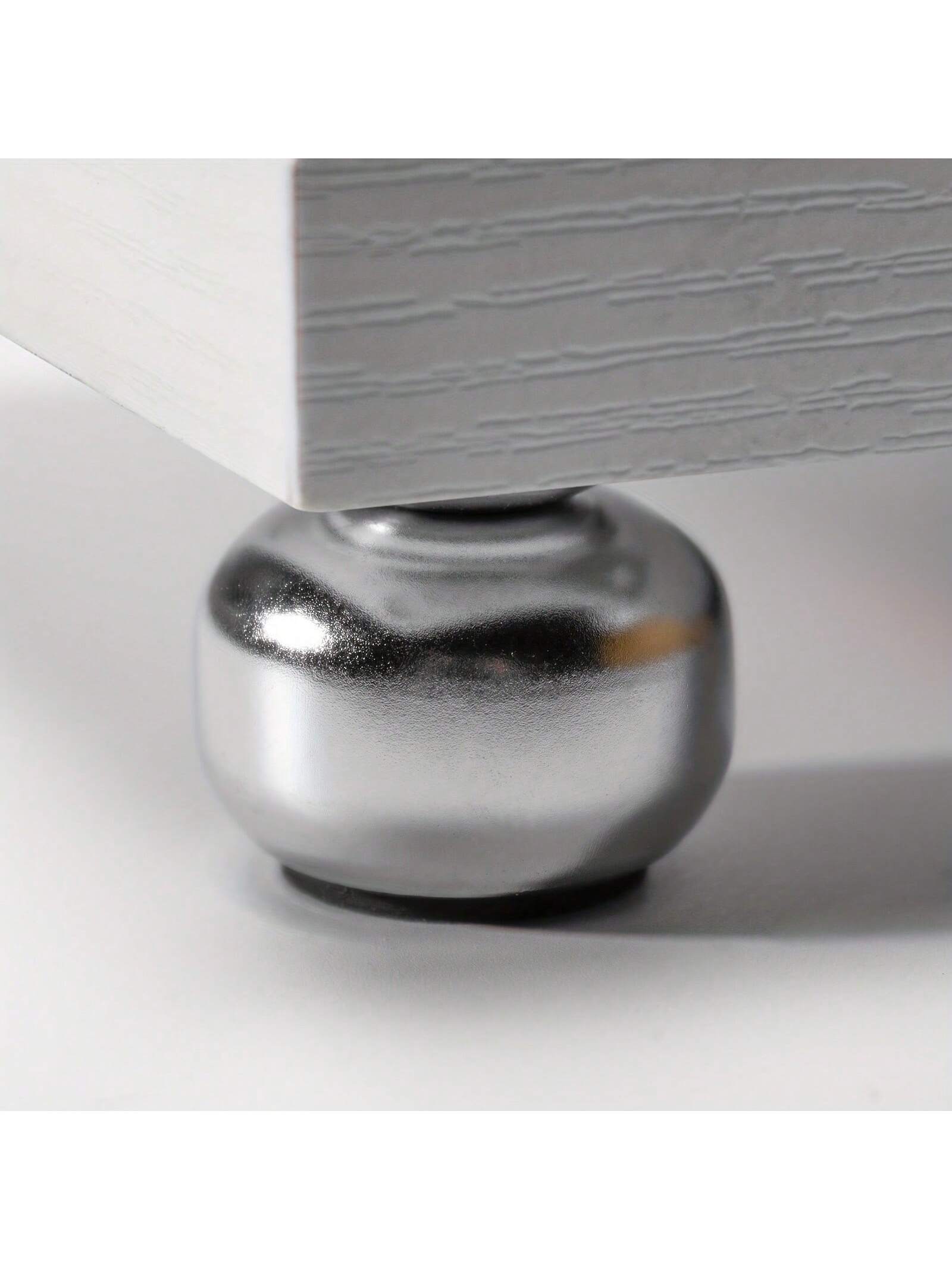[金属製家具脚4個] 磨き上げられた金属製ミニ丸型ボール家具 - Furniture Leg Set のレビューと価格