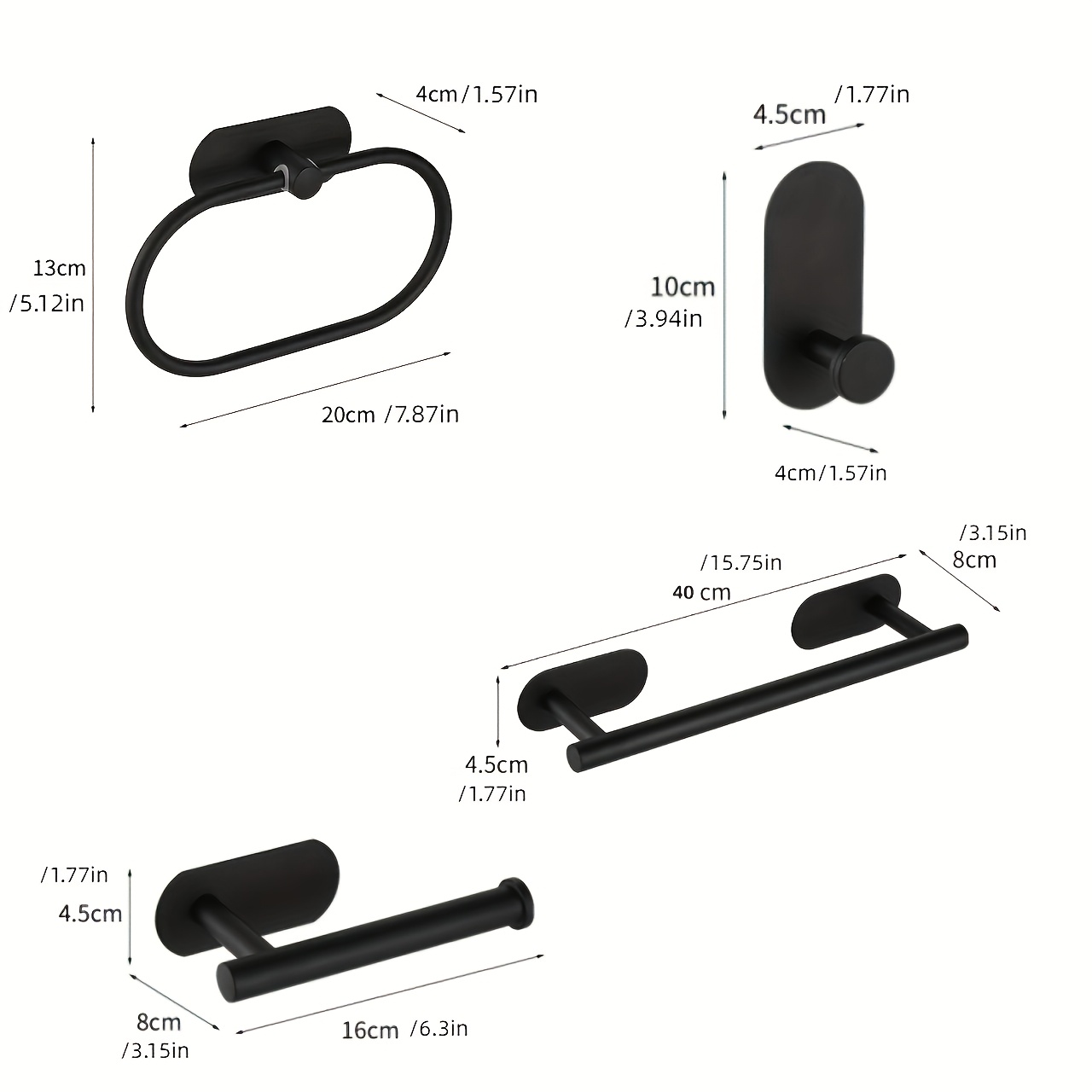 ドア掛けフック、6つのフック付きタオルラック、頑丈なタオルホ - Door Stopper Heavy のレビューと価格