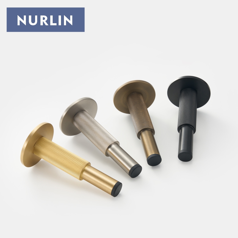 ヌルリン真鍮製ローレット加工ドアストッパー、バスルームドア、 - Door Stopper Heavy のレビューと価格