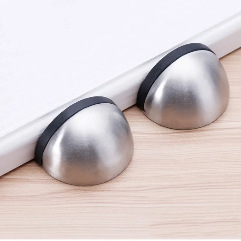 ステンレス鋼ゴム磁気ドアストッパー非パンチングステッカー隠し - Magnetic Catch Door のレビューと価格