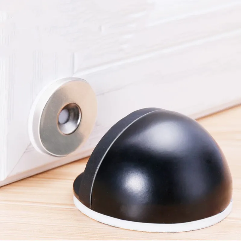 ステンレス鋼ゴム磁気ドアストッパー非パンチングステッカー隠し - Magnetic Catch Door のレビューと価格