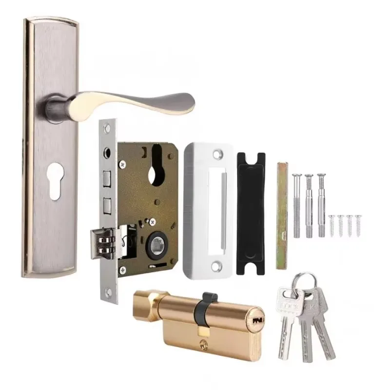 家,室内,寝室,リビングルーム,キッチン用のロック解除キー付 - Furniture Hardware Gold のレビューと価格