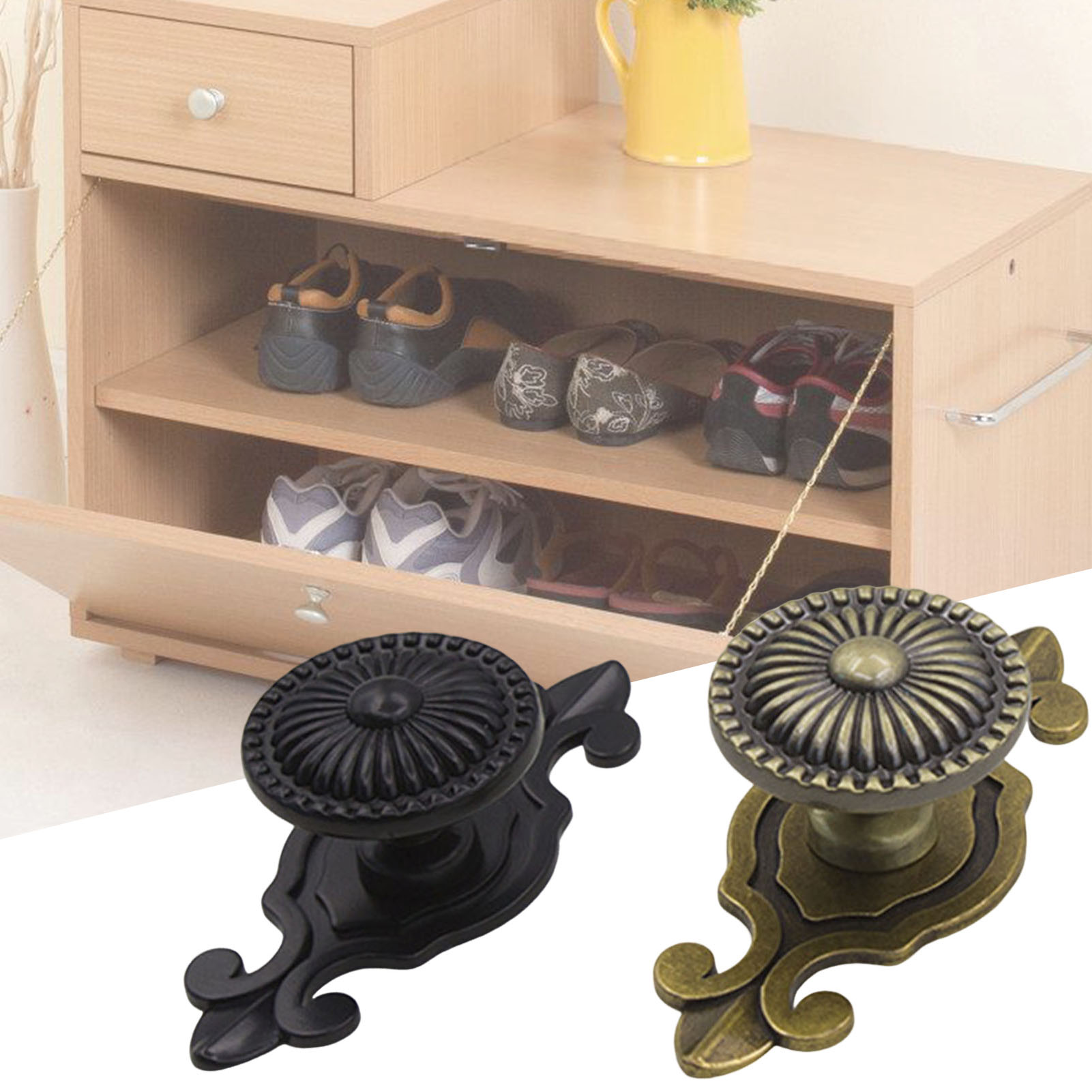 キャビネット家具ハンドルレトロキノコドレッサーノブ素朴なパタ - Cabinet Knob Round のレビューと価格