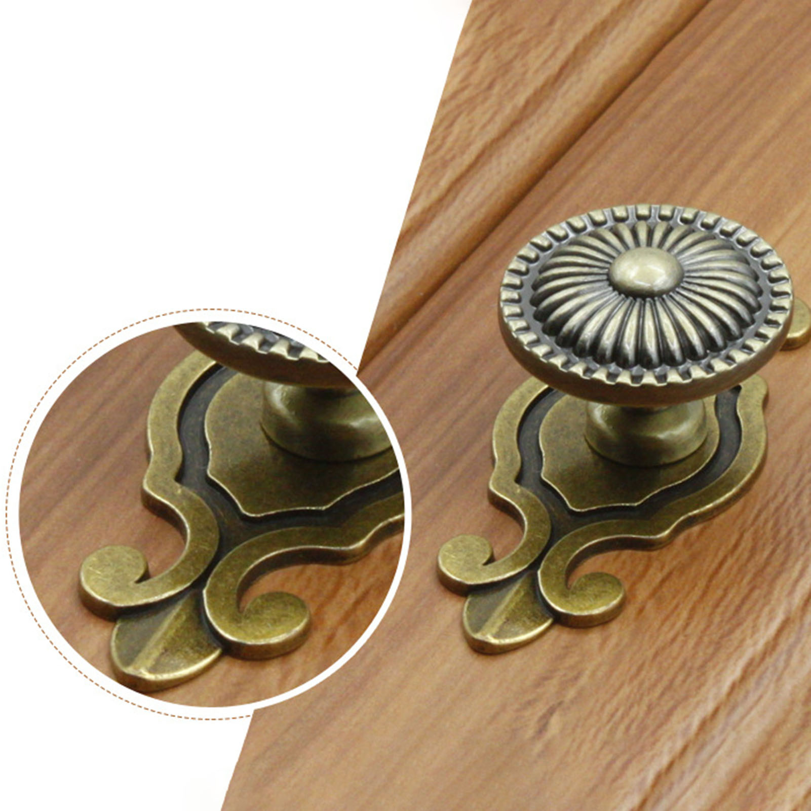 キャビネット家具ハンドルレトロキノコドレッサーノブ素朴なパタ - Cabinet Knob Round のレビューと価格
