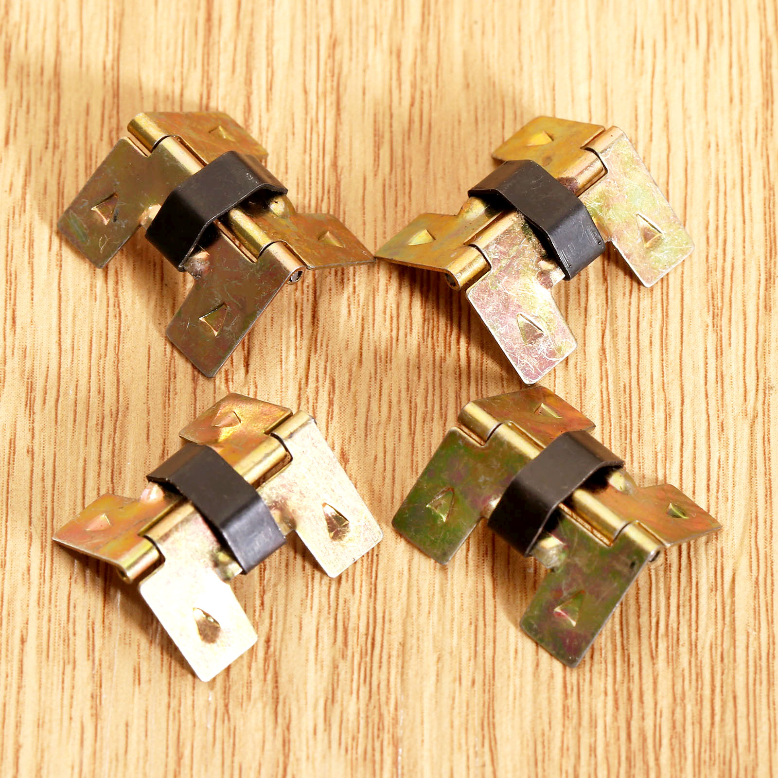 20pc 20 × 18ミリメートルレトロミニ春ヒンジゴール - Furniture Hardware Gold のレビューと価格