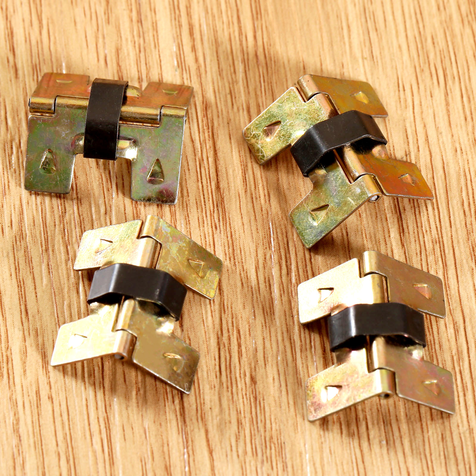 20pc 20 × 18ミリメートルレトロミニ春ヒンジゴール - Furniture Hardware Gold のレビューと価格