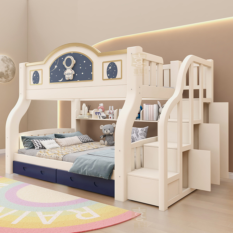 無垢材二層ベッド 母子ベッド 上下二段ベッド 子供用ハイ＆ロ - Furniture Hardware Lowes のレビューと価格