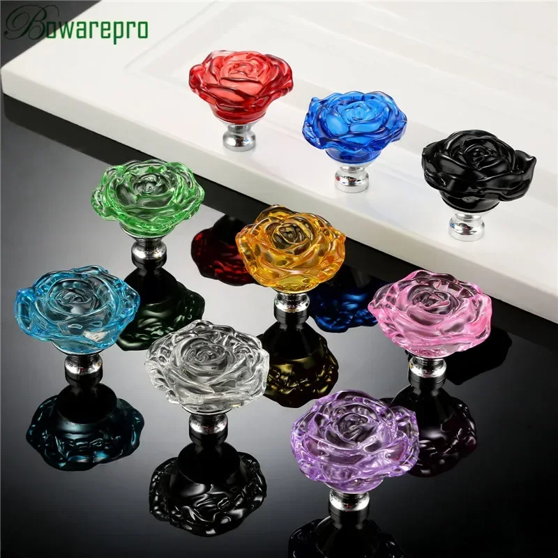 Bowarepro 50 ミリメートルクリスタルガラスハンド - Cabinet Knob Round のレビューと価格