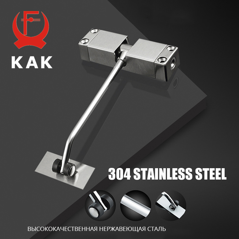 Kak-自動ドアクローザー,ステンレス鋼,調整可能な速度,最 - Furniture Hardware Gold のレビューと価格