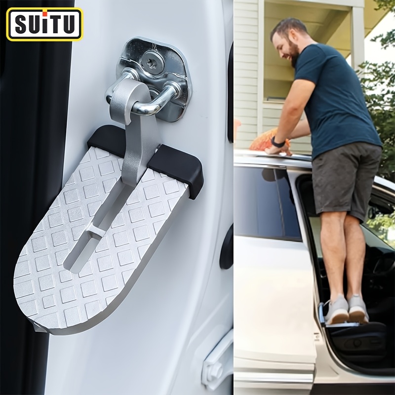 頑丈なアルミ製カーステップフック、滑り止めルーフアクセスラダ - Door Stopper Heavy のレビューと価格