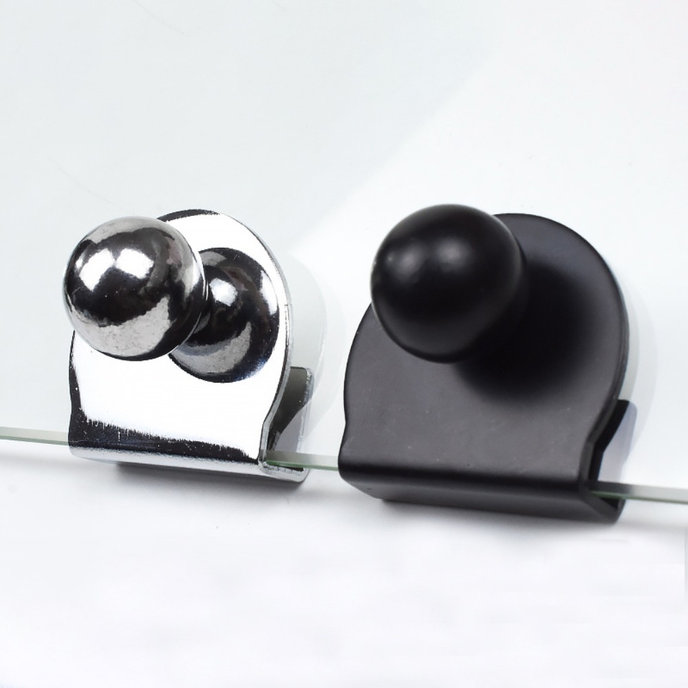 2 個の新しい金属ガラスドアハンドルノブハードウェアドアクリ - Furniture Hardware Replacement のレビューと価格