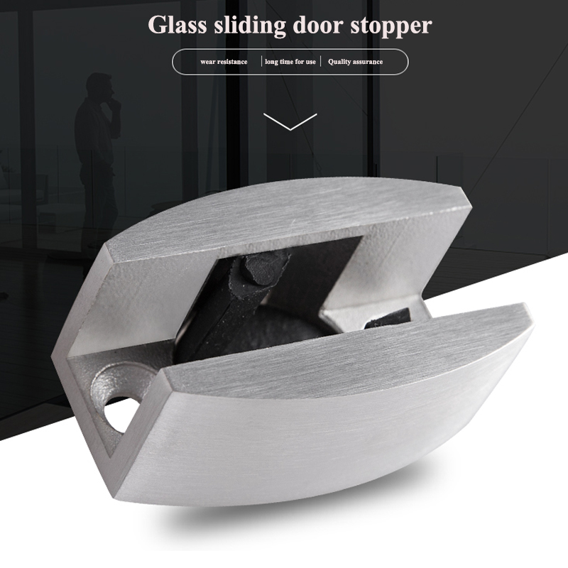 2個ステンレス鋼304ガラススライディングドアストッパー床ガ - Door Stopper Heavy のレビューと価格