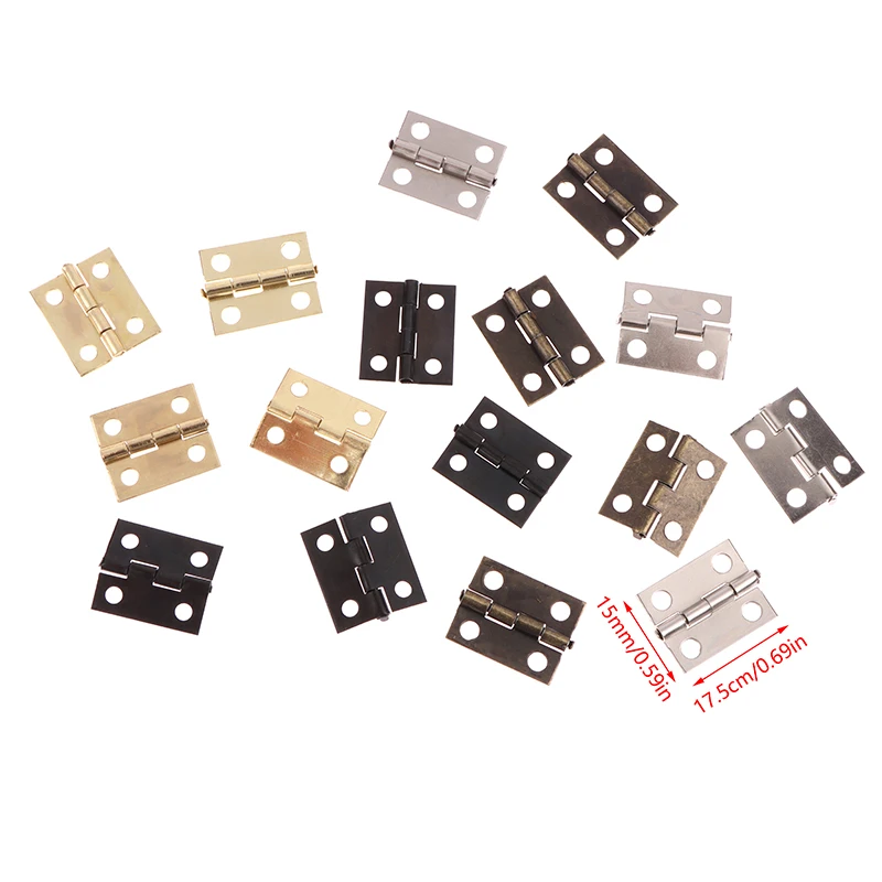 50 個/箱 ヒンジ + 200 ネジ 鉄 ゴールド シルバ - Furniture Hardware Gold のレビューと価格