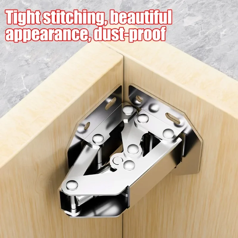 穴あけ不要のバッファヒンジ: 2/10 個 90 度スチール - Furniture Hardware Types のレビューと価格
