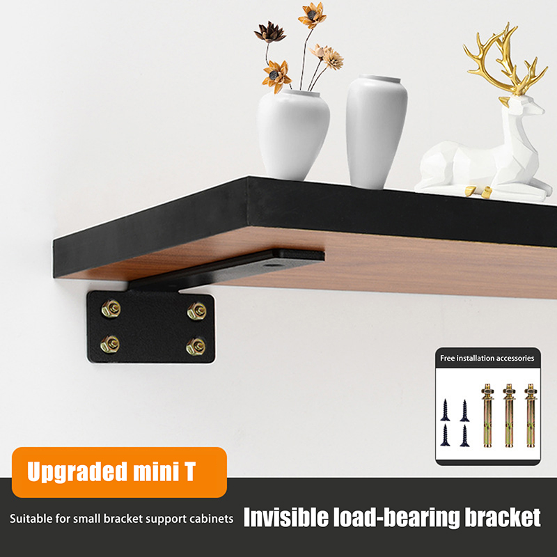 1 セットの頑丈な鋳鉄棚ブラケットフローティング棚ブラケット - Shelf Bracket Pair のレビューと価格