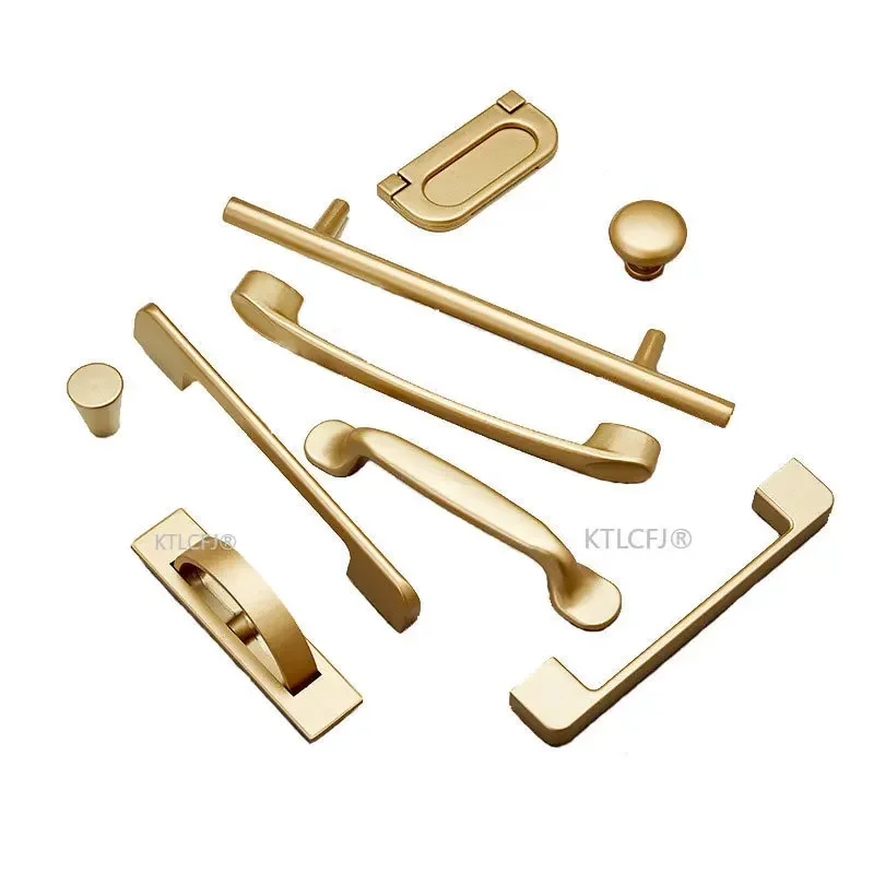 キッチン食器棚ノブスクエア U タイプゴールドキャビネット引 - Furniture Hardware Gold のレビューと価格