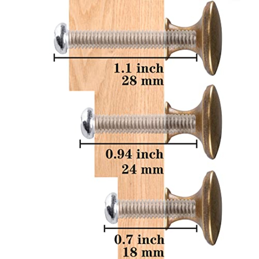 6個入り丸型キッチンキャビネットノブ、食器棚ドアノブ、引き出 - Cabinet Knob Round のレビューと価格