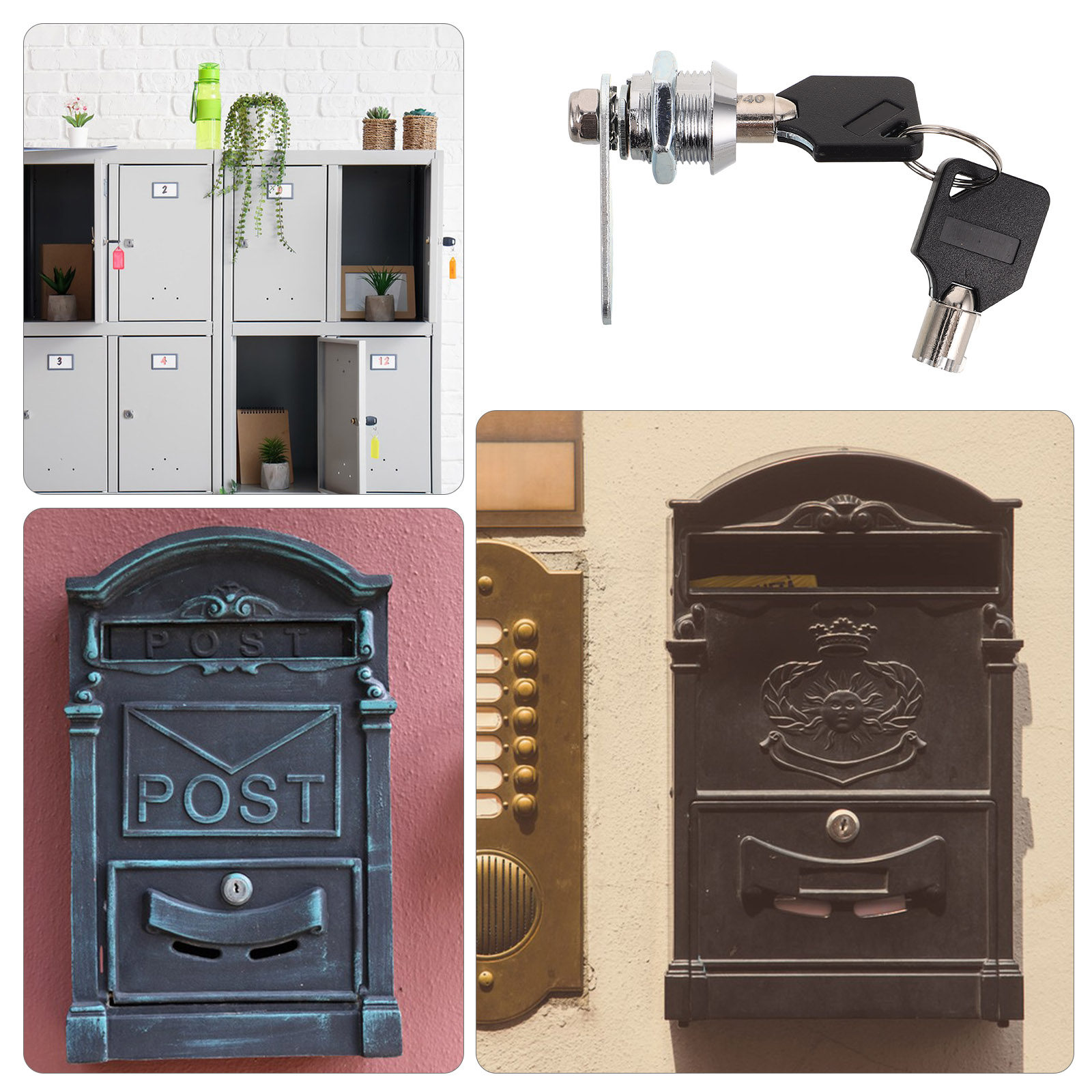 1 セット亜鉛合金カムロックシリンダーキャビネットロック交換 - Furniture Hardware Replacement のレビューと価格