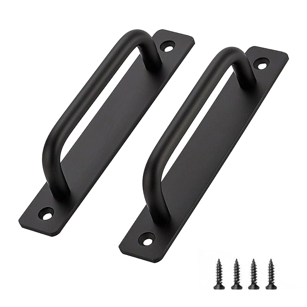 2 個ドアプルハンドルアルミ合金バルコニー窓引き戸ハンドル黒 - Furniture Rotating Hardware のレビューと価格