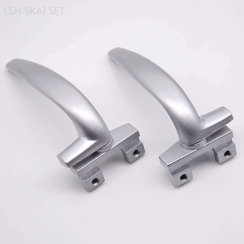 1 ペア 7 タイプ回転ハンドルアルミ合金ウィンドウハンドル - Furniture Hardware Types のレビューと価格