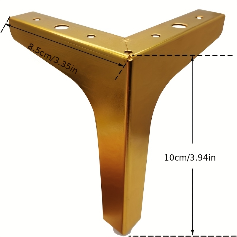 4 個の金属製家具脚ソファキャビネットテーブル用高さ調整フッ - Furniture Hardware Replacement のレビューと価格