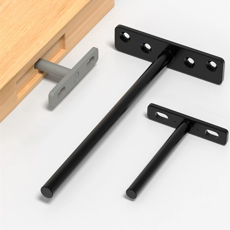 1 個目に見えないサポート T ブラケット壁掛け棚収納棚金属 - Furniture Hardware Types のレビューと価格