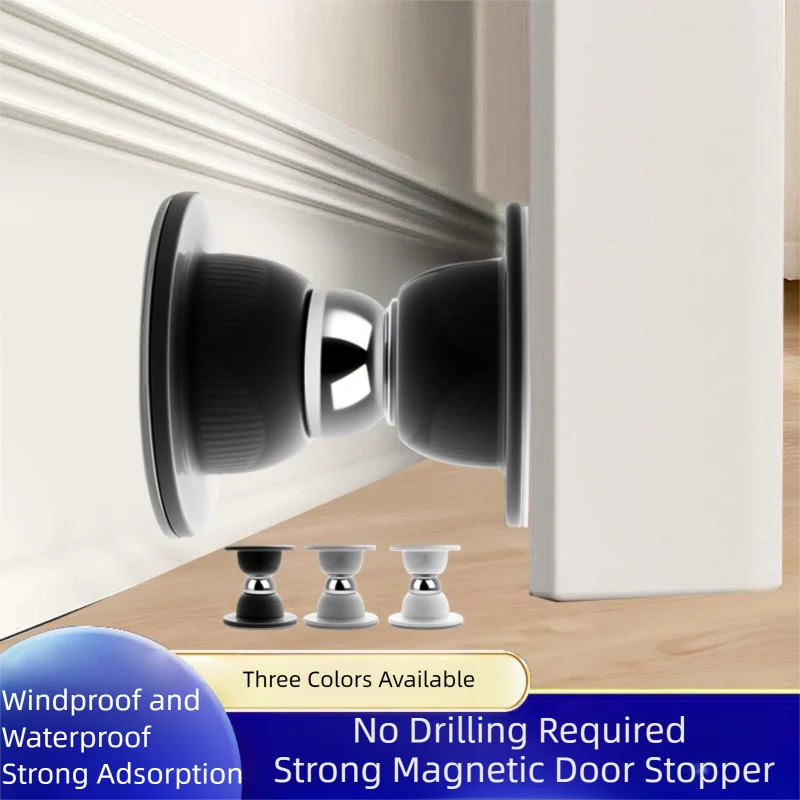 シリコーン衝突防止磁気ドアストッパー寝室のドア研究ドアバッフ - Magnetic Catch Door のレビューと価格