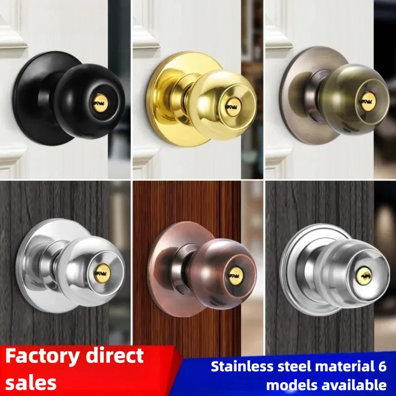 ステンレス鋼製丸型ボールドアノブ、寝室やリビングルーム用の通 - Cabinet Knob Round のレビューと価格